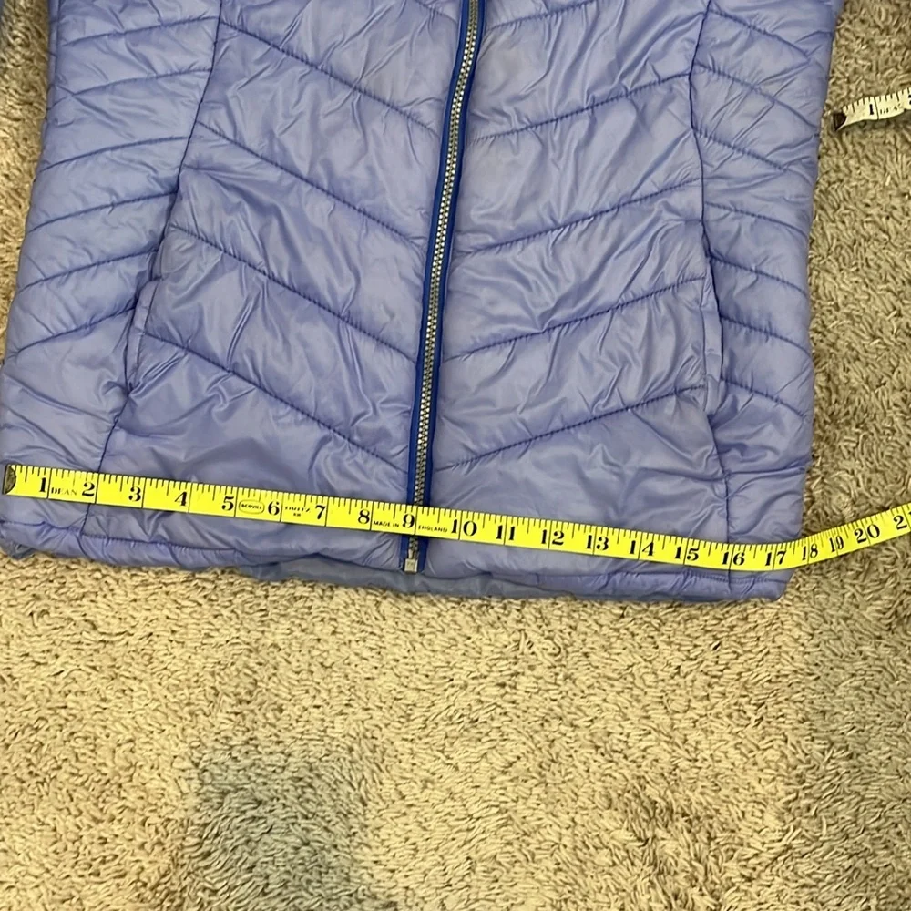 GERRY SZ L14-16 coat. Periwinkle blue. Zip up with hood. Great condition